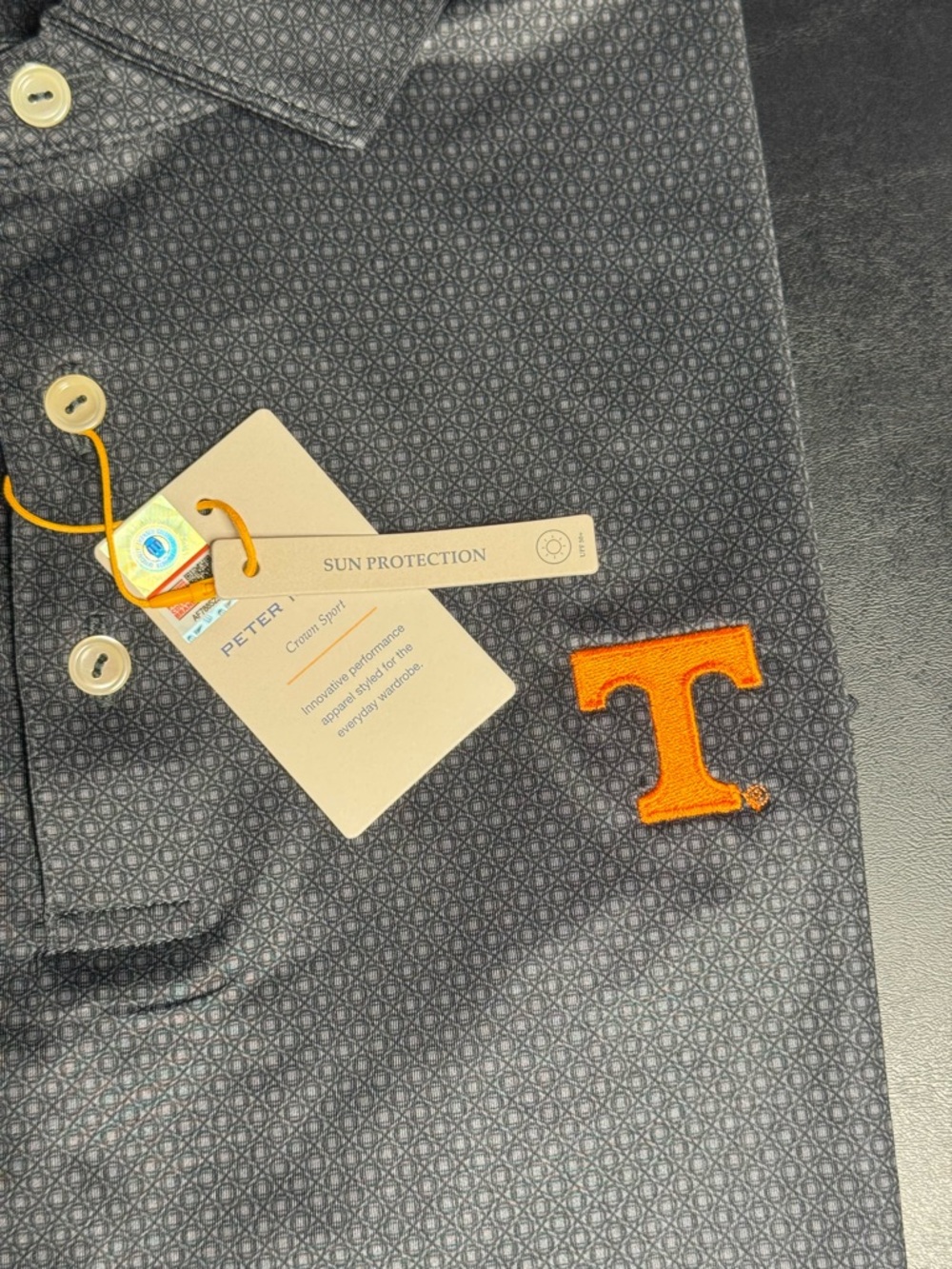 PETER MILLAR Tennessee Vault Tesseract Performance Jersey Polo - Picture 4 of 8